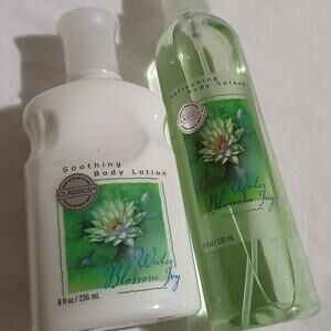 Bath & Body Works WATER BLOSSOM IVY Body splash/Lotion Set NEW
